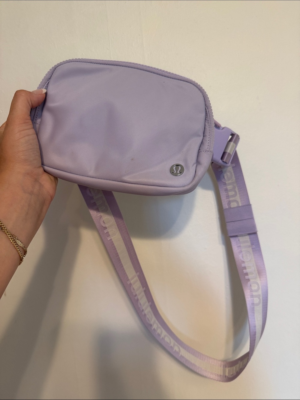 lululemon athletica Light Lavender Crossbody Pouch